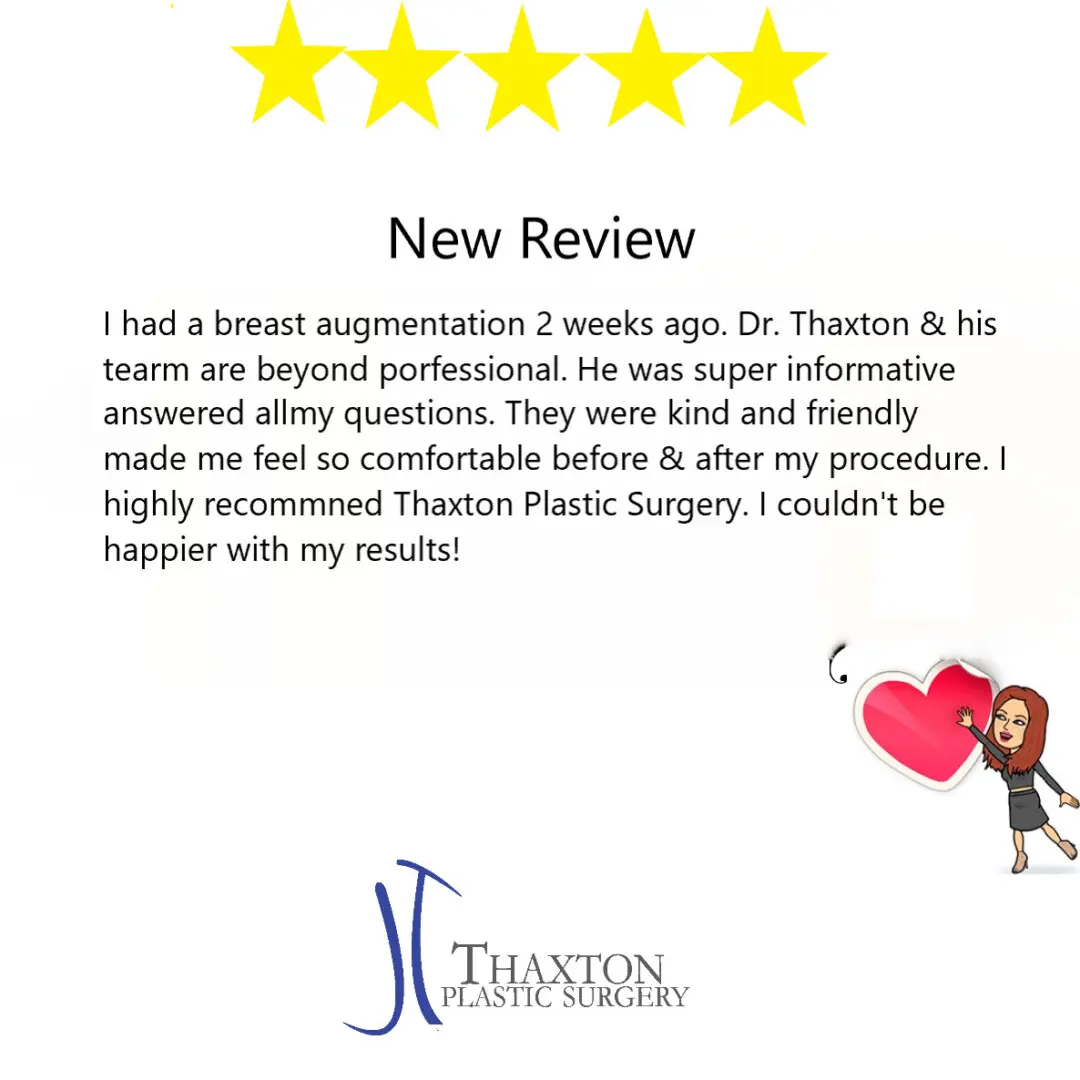 Jeff Thaxton MD Breast Augmentation Review 2025